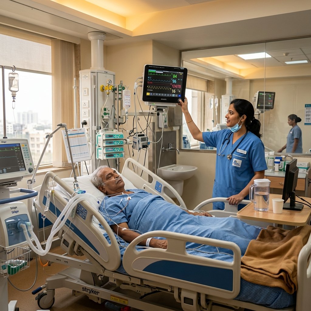 Intensive Care Unit (ICU) at Vrindavan Hospital Kalyan